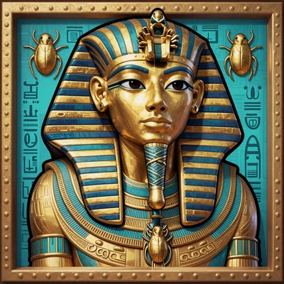 Le Pharaoh Slot Hacksaw Gaming mit Pharao und Skarab&auml;us